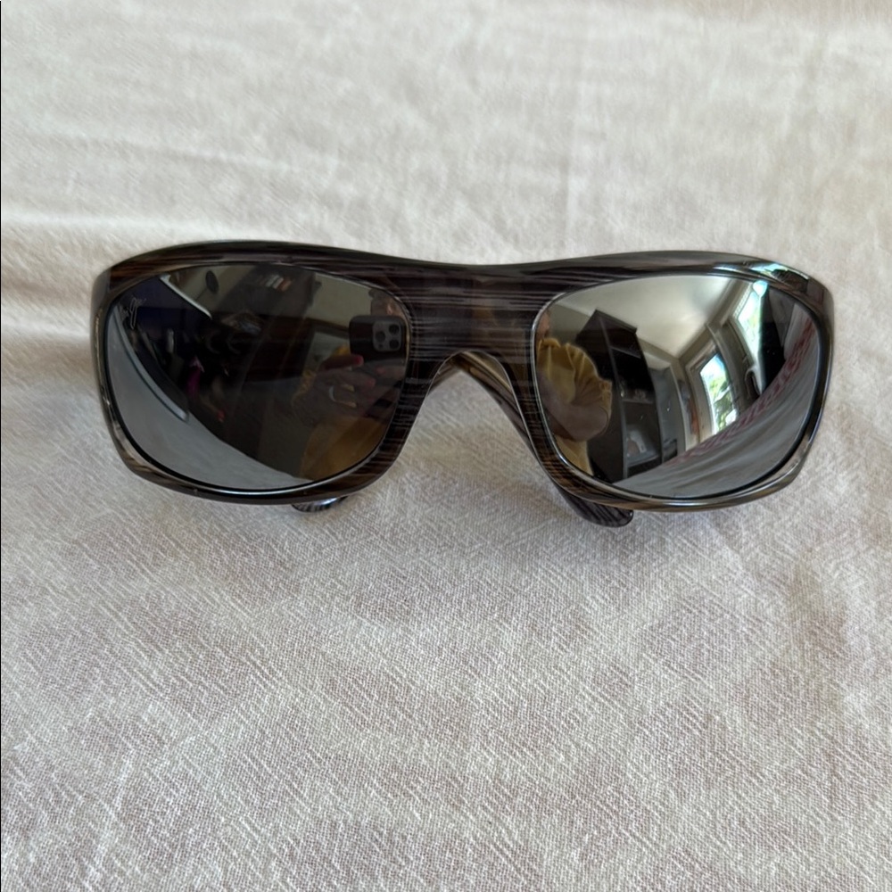 Maui Jim PEAHI Polarized Wrap Sunglasses